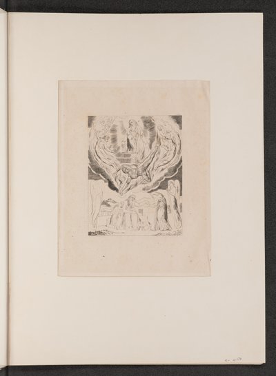 Satan Going Forth from the Presence of the Lord, 1825. de William Blake