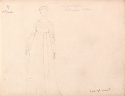Folha do Blake-Varley Sketchbook de 1819, páginas 27 e 28 de William Blake