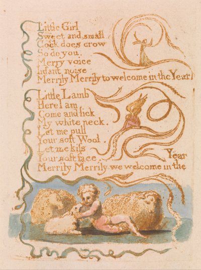 Songs of Innocence, Plate 26, Spring (Bentley 23) de William Blake
