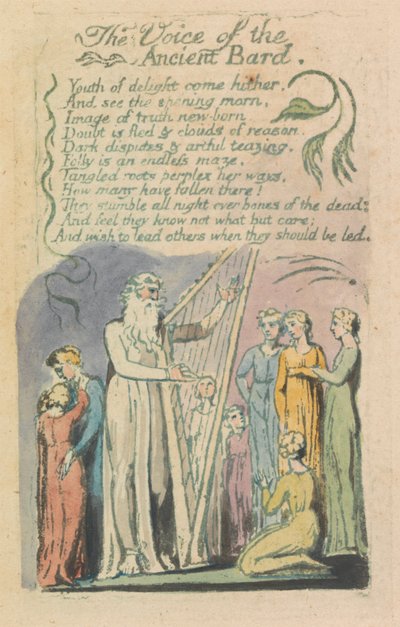 Canções da Inocência e da Experiência, Placa 22, "The Little Girl Found" (Bentley 36) de William Blake