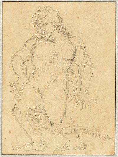 Estudo da Figura de Agnello Brunelleschi de William Blake