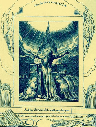 As ilustrações do Livro de Job de William Blake de William Blake