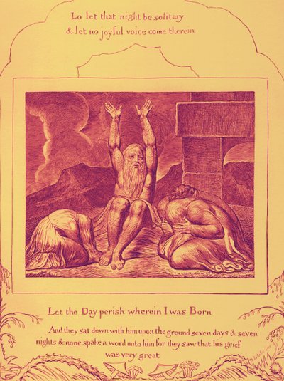 As ilustrações do Livro de Job de William Blake de William Blake