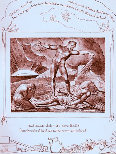 As ilustrações do Livro de Job de William Blake de William Blake