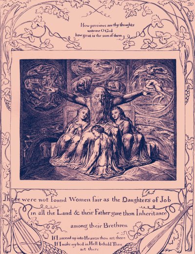 As ilustrações do Livro de Job de William Blake de William Blake