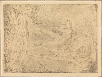 The Chaining of Orc, 1812. de William Blake