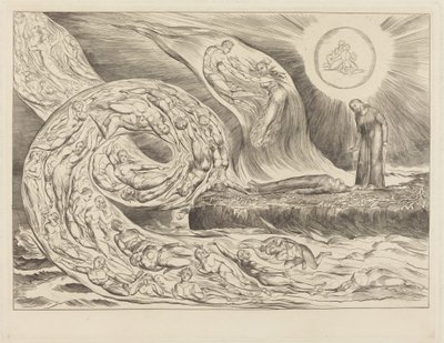 O Círculo dos Luxuriosos: Paolo e Francesca de William Blake