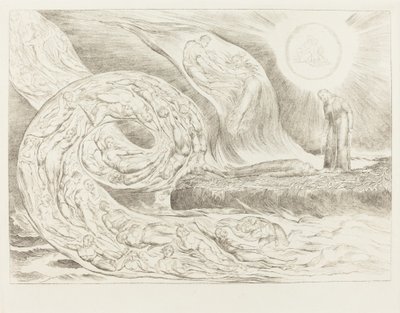O Círculo dos Lusitanos: Paolo e Francesca, 1827. de William Blake