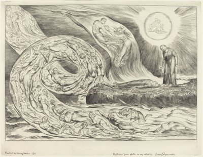 O Círculo dos Lusitanos: Paolo e Francesca, 1827. de William Blake
