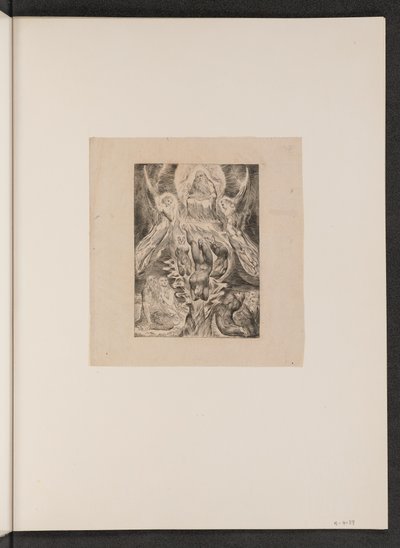 A Queda de Satanás, 1825. de William Blake
