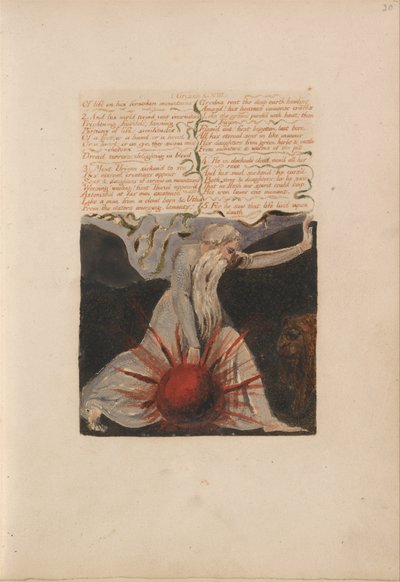 O Primeiro Livro de Urizen, Bentley Cópia A de William Blake