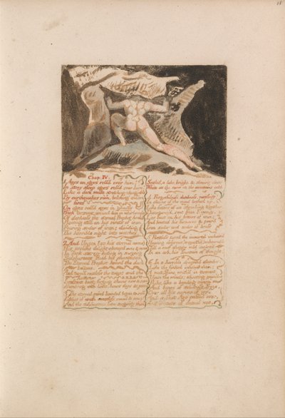 O Primeiro Livro de Urizen, Placa 13, Cap: IV de William Blake