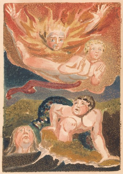 O Primeiro Livro do Urizen, Prato 22 (Bentley 24) de William Blake