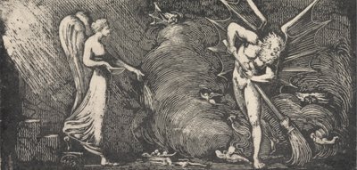 O Homem a Varrer o Salão do Intérprete de William Blake