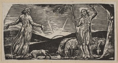 Thenot Remonstrates With Colinet, de Thorntons Pastorals of Virgil, 1821. de William Blake