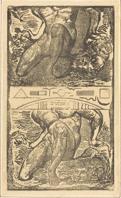 Sujeito desconhecido Deixe-o olhar para o céu e rir no ar brilhante, possivelmente c. 1805. de William Blake