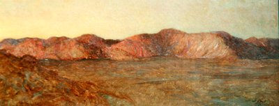 Deserto de El Kab, Afterglow de William Blake Richmond