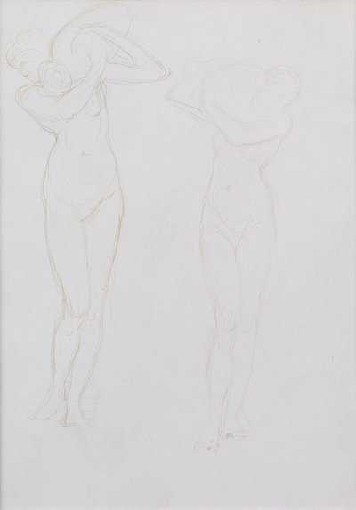 Estudo (ponta metálica) de William Blake Richmond