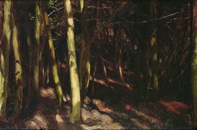 Árvores, c.1890 (óleo a bordo) de William Blake Richmond
