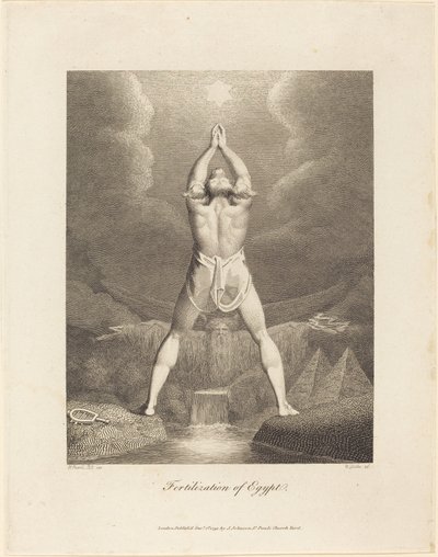 Fertilização do Egito de William Blake after Henry Fuseli