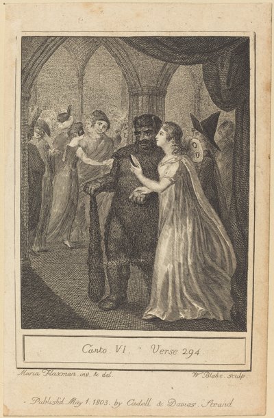 Canto VI, verso 294 de William Blake after Mary Ann Flaxman