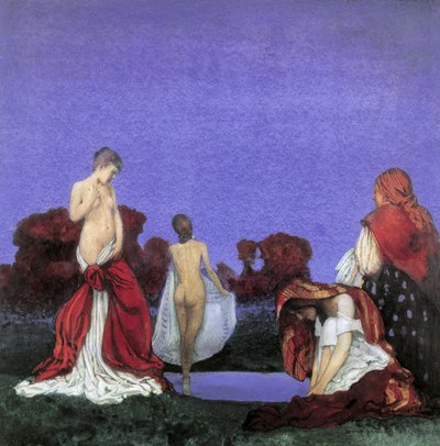 Banho de ciganos (w - c no papel) de William Blamire Young