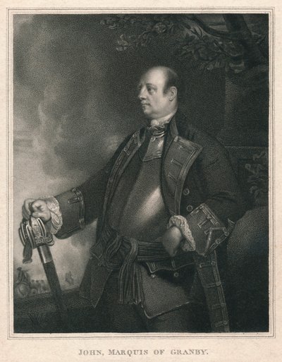 John, Marquês de Granby, c1758-1760, 1810. de William Bond
