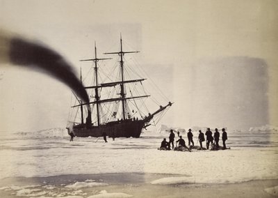 Caça pelo Steam em Melville Bay de William Bradford