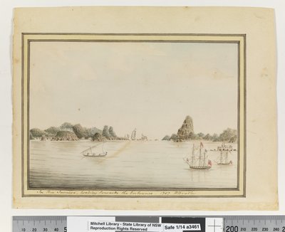 Em frente, p. 36. "No Rio de Janeiro, olhando para a entrada. 1787