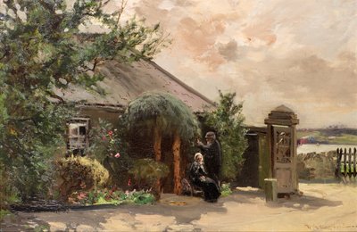 Balgay Lodge, Dundee (óleo sobre tela) de William Bradley Lamond