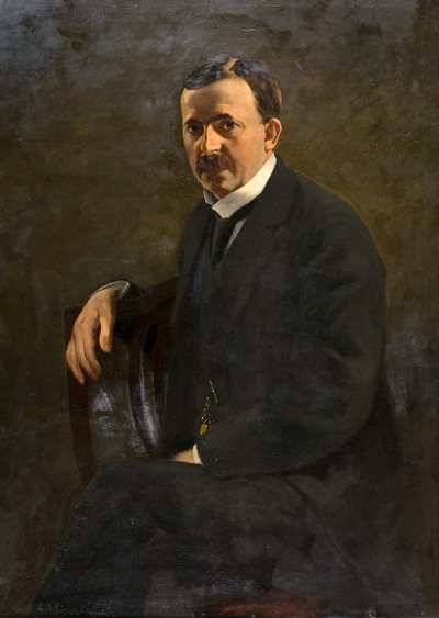 Dr. George Lawrence, c.1913 (óleo sobre tela) de William Bradley Lamond