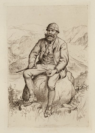 James Geikie, Professor de Geologia (gravura) de William Brassey (after) Hole