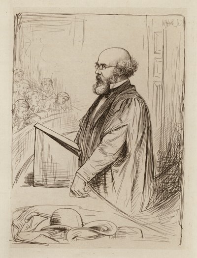Norman Macpherson, Professor de Direito Escocês (gravura) de William Brassey (after) Hole