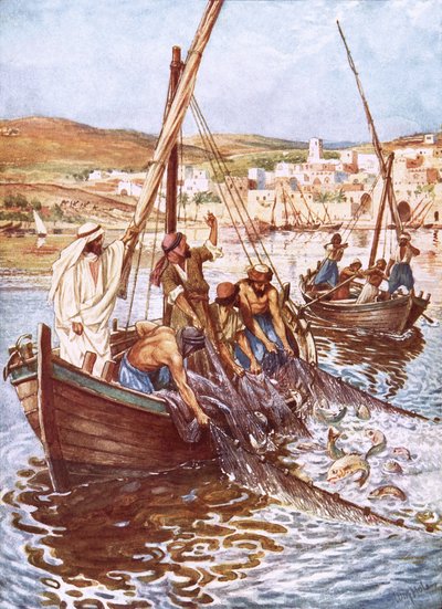 Uma grande multidão de peixes de William Brassey Hole