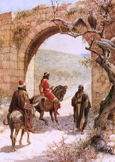 Ahab e Elijah de William Brassey Hole