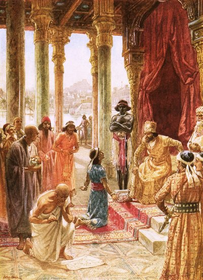 Daniel interpreta o sonho de Nabucodonosor de William Brassey Hole