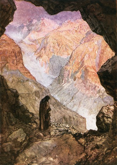 Elias no deserto de Horeb de William Brassey Hole