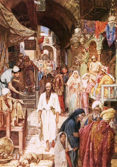 Isaías testemunha o vício e a loucura de Jerusalém de William Brassey Hole