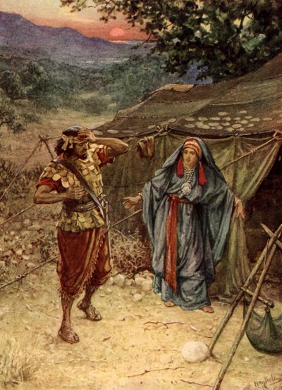 Jael Yael e Sisera - Bíblia de William Brassey Hole