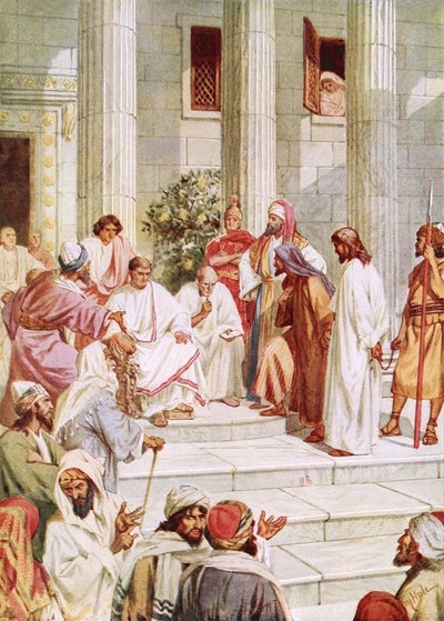 Jesus trazido perante Pilatos de William Brassey Hole
