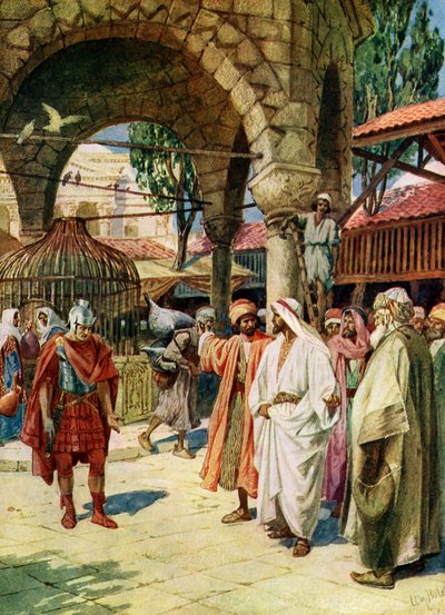 Jesus cura servo de um centurião - Bíblia de William Brassey Hole