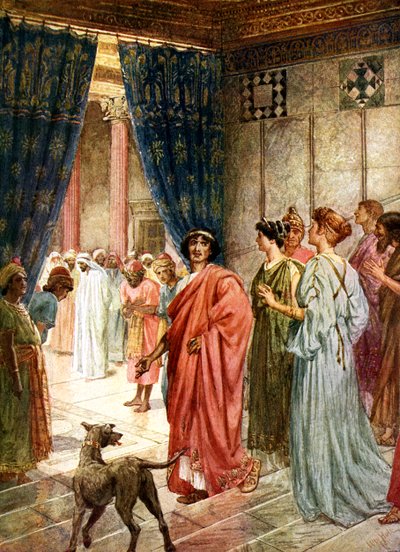 Jesus é enviado para Herodes - Bíblia de William Brassey Hole