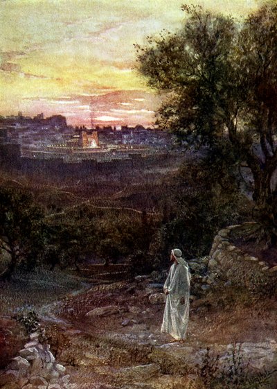 Jesus no Monte das Oliveiras - Bíblia de William Brassey Hole