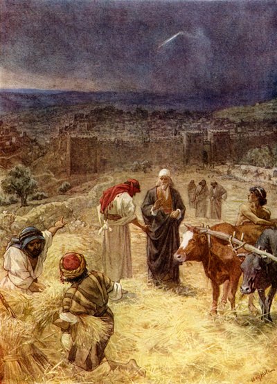 Rei Davi comprando a eira - Bíblia de William Brassey Hole
