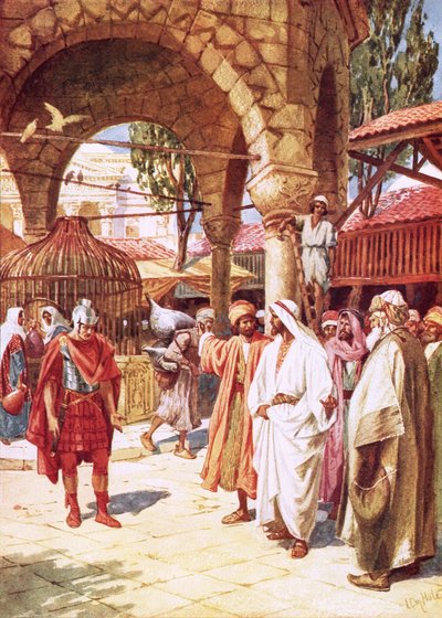 O centurião suplicando a Jesus em nome do seu servo de William Brassey Hole
