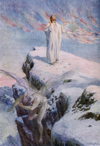 A tentação de Jesus - Bíblia de William Brassey Hole