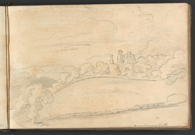 Castelo de Pomeroy Berry de William Brockedon