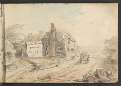 Paisagem com Hamlet e Carrinho de William Brockedon