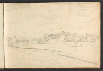 Castelo de Powderham de William Brockedon