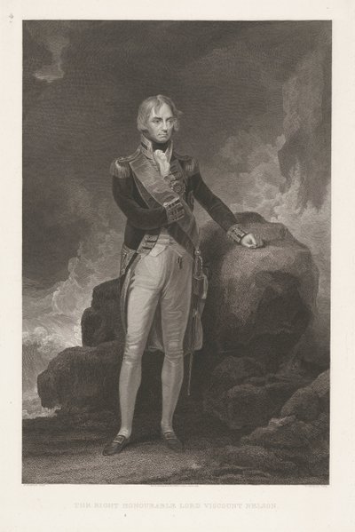 Portret van Horatio Nelson
O Honorável Senhor Visconde Nelson (título sobre o objecto) de William Bromley (I)